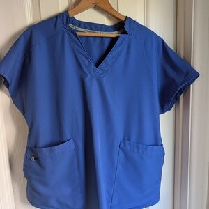 Cuddl Duds Women's V-Neck Blue Tee